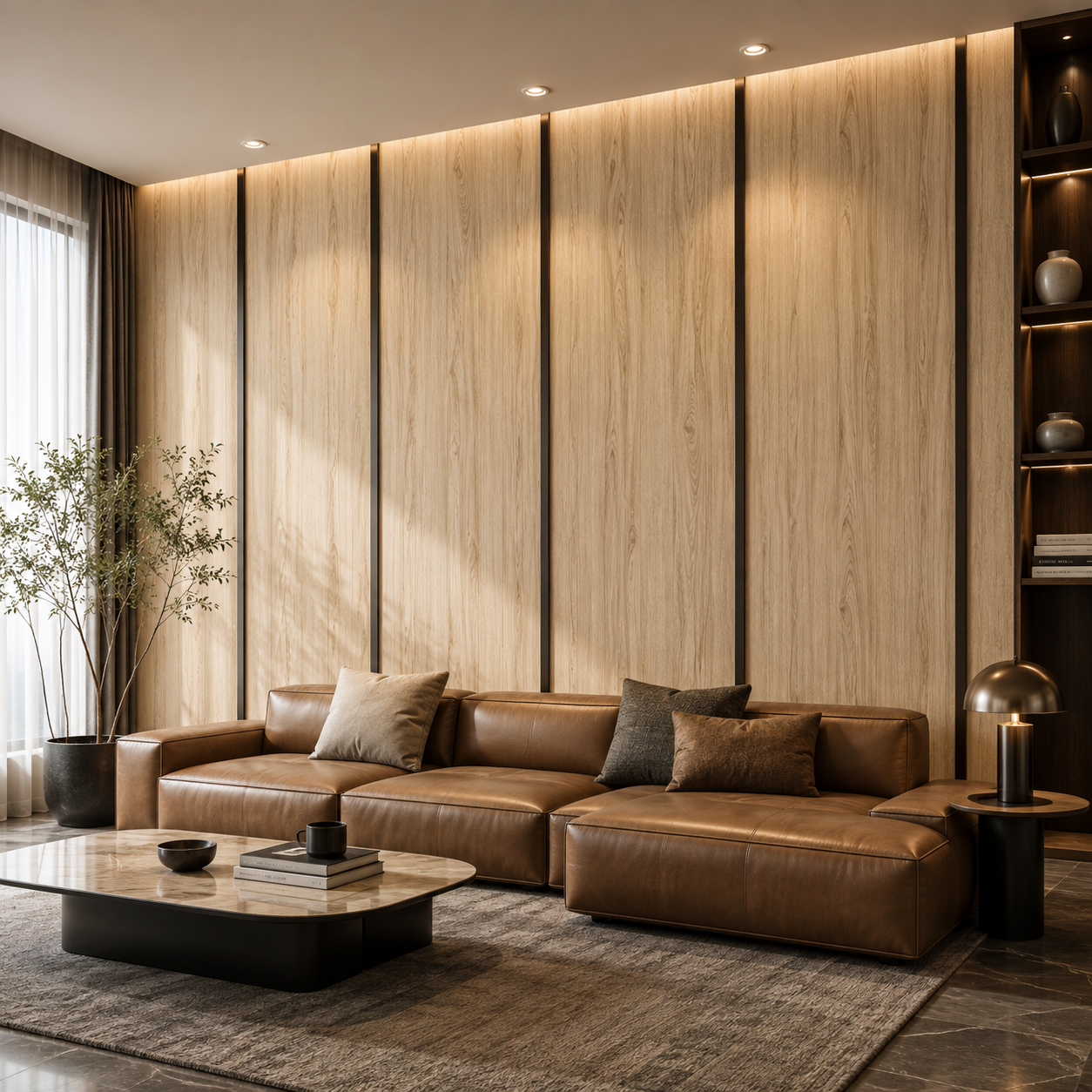 Light Golden Straight Grain Wood Texture 2