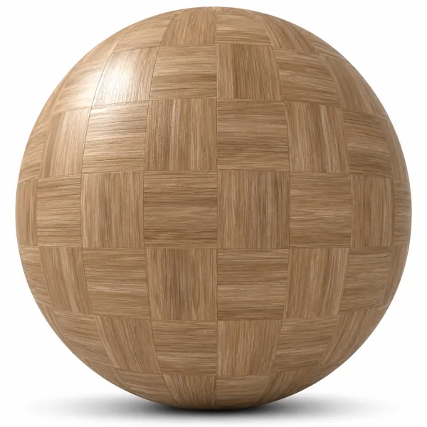 Honey Square Basketweave Wood Parquet
