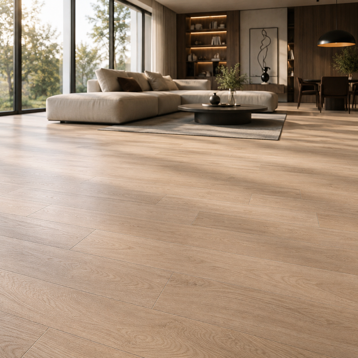 Light Oak Parquet Texture – Pale Beige Delicate Grain 2