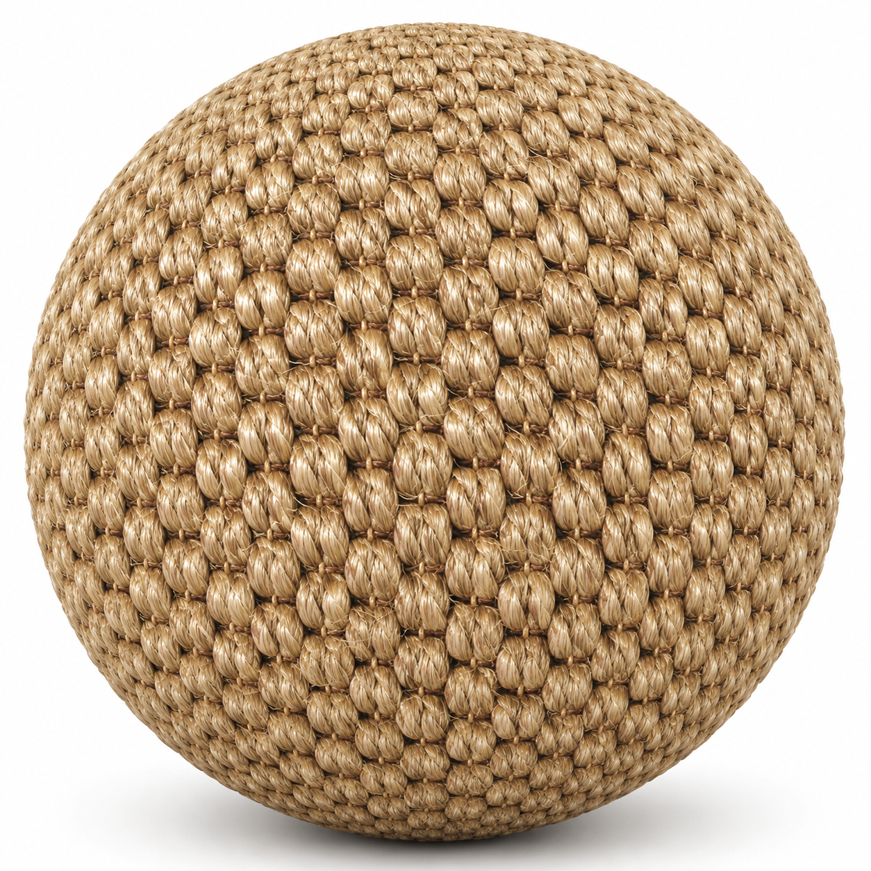 Warm Golden Beige Chunky Loop Weave Carpet Texture 1