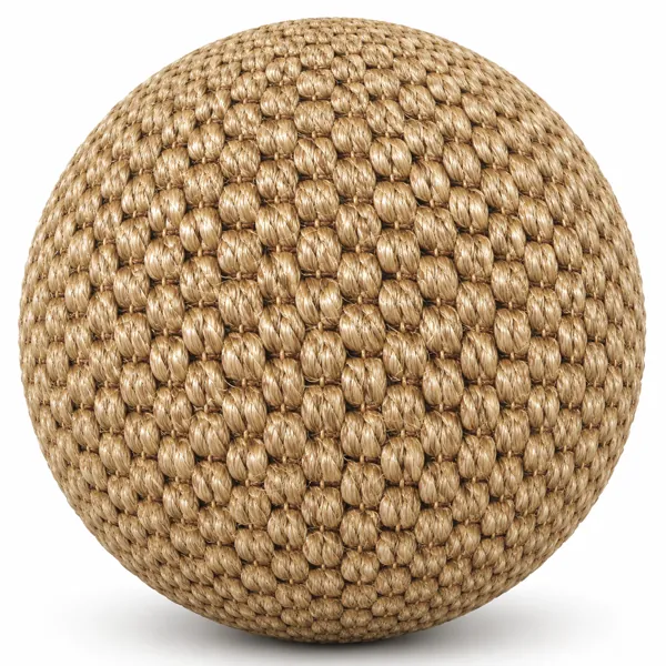Warm Golden Beige Chunky Loop Weave Carpet Texture