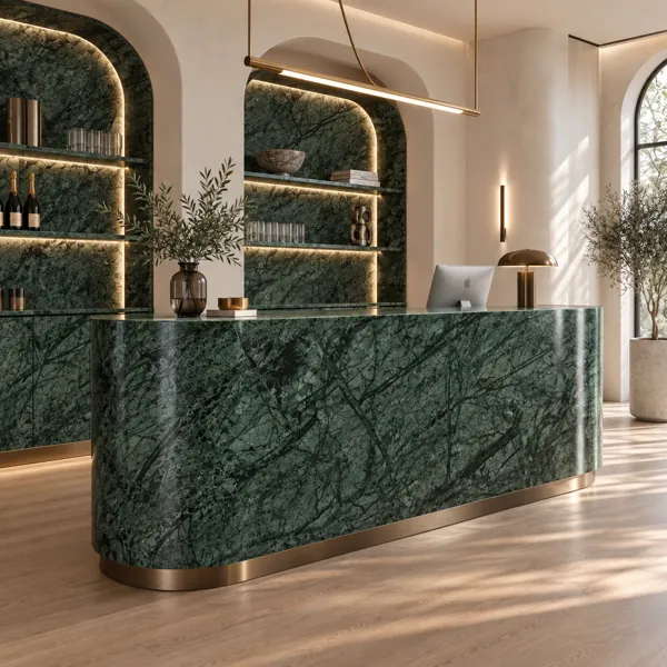Deep Forest Web Vein Marble Texture back