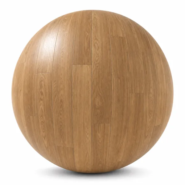 Warm Caramel-Brown Long Plank Wood Parquet
