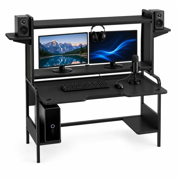 Modern Gaming Computer Desk Set 3D Model
