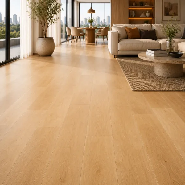 Warm Honey Linear Plank Parquet Texture back