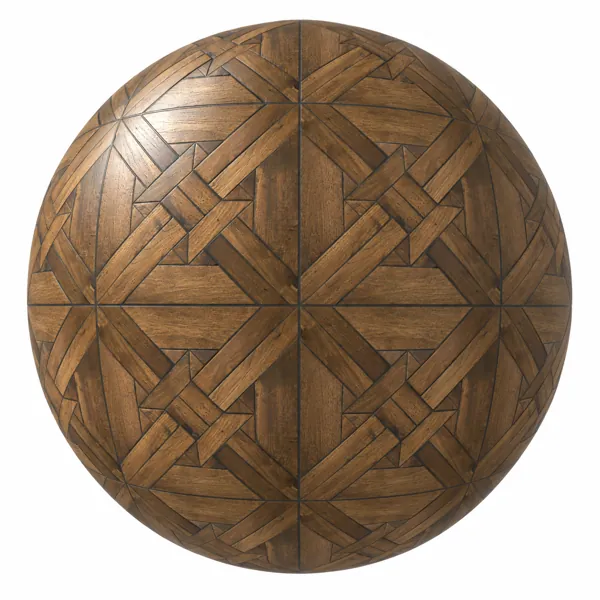 Warm Brown Interlocking Square Parquet Texture