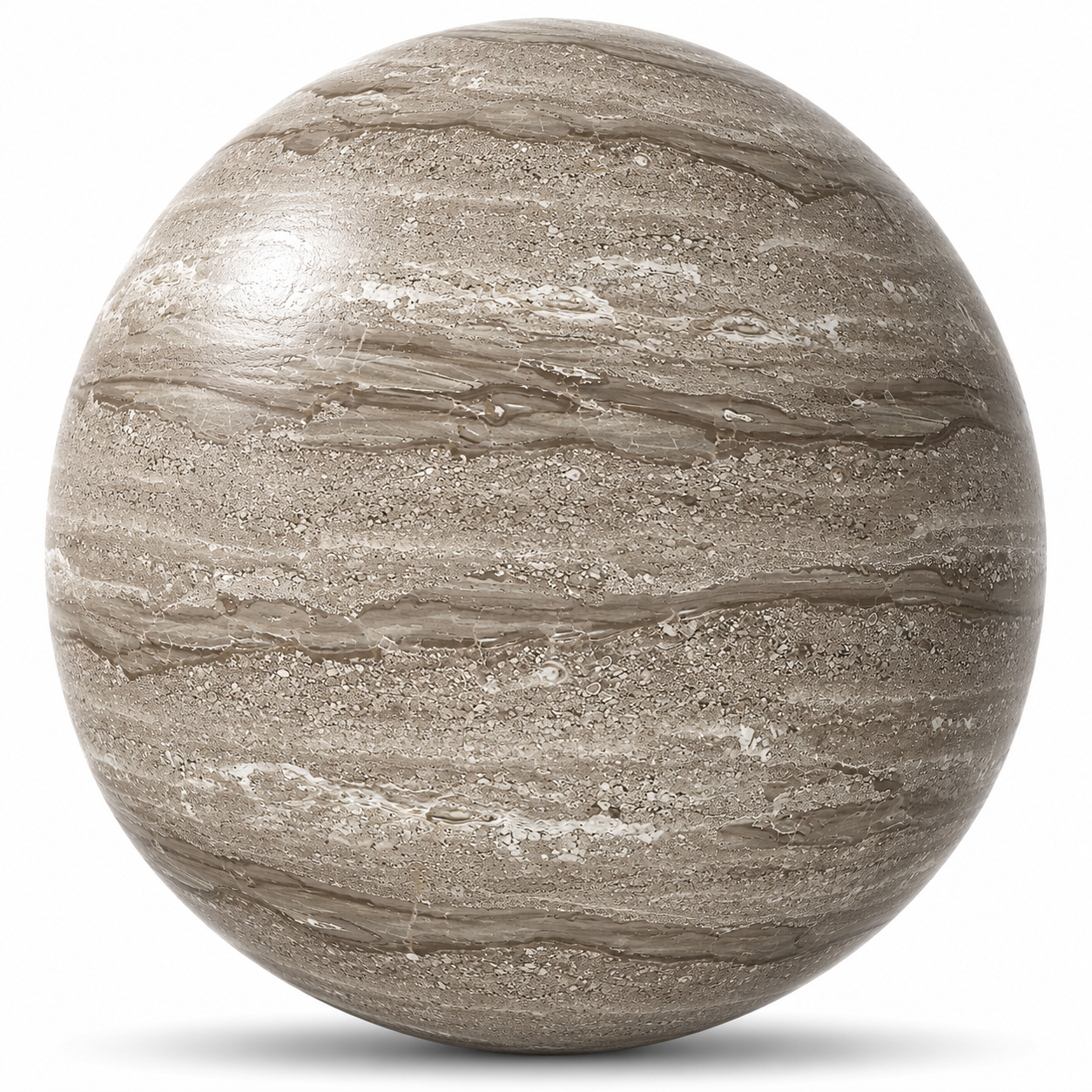 Layered Fossil Pattern Beige Marble Texture 1
