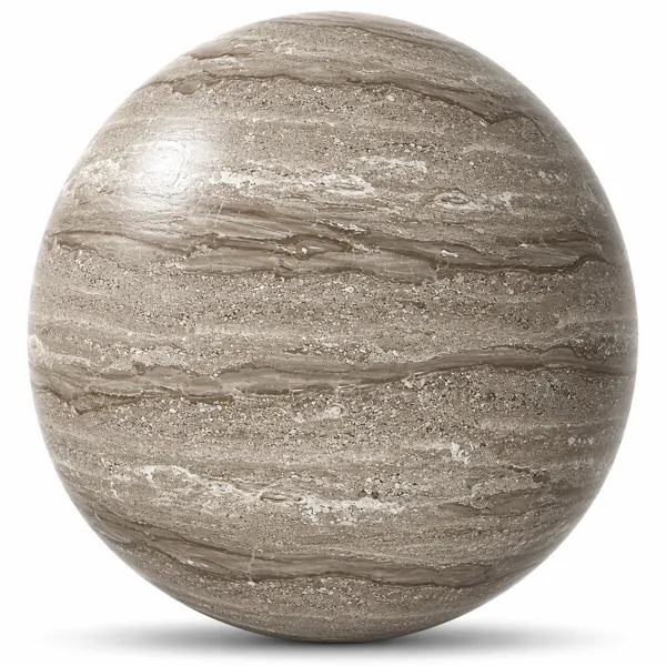 Layered Fossil Pattern Beige Marble Texture