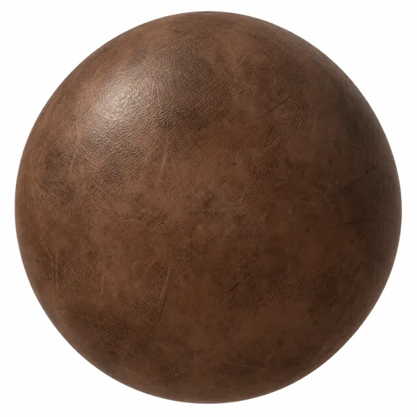 Dark Brown Distressed Grain Leather Texture