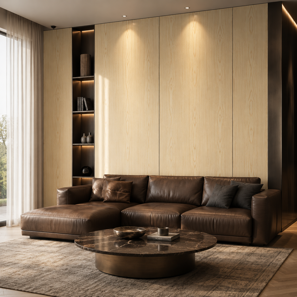 Light Blonde Linear Grain Wood Texture 2