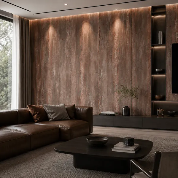 Weathered Reddish Brown Wood Texture – Gray Washed Vertical Grain Texture back