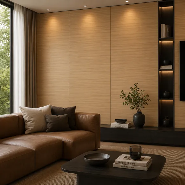 Light Honey Beige Wood Texture – Layered Linear Grain Texture back