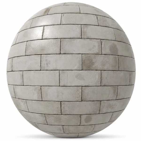 Light Gray Rectangular Stone Block Texture