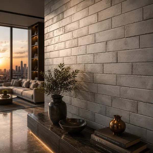 Light Gray Rectangular Stone Block Texture back
