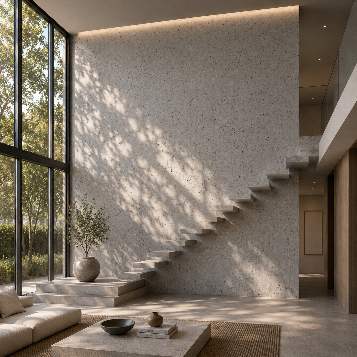 Light Grey Pitted Raw Concrete Texture 2