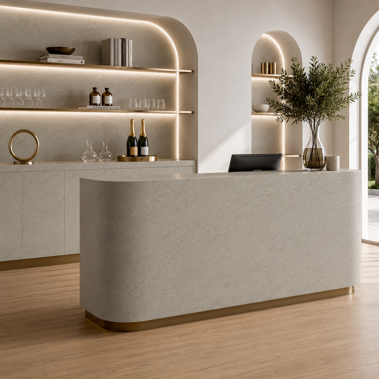Soft Fine Grain Light Gray Marble Texture 2