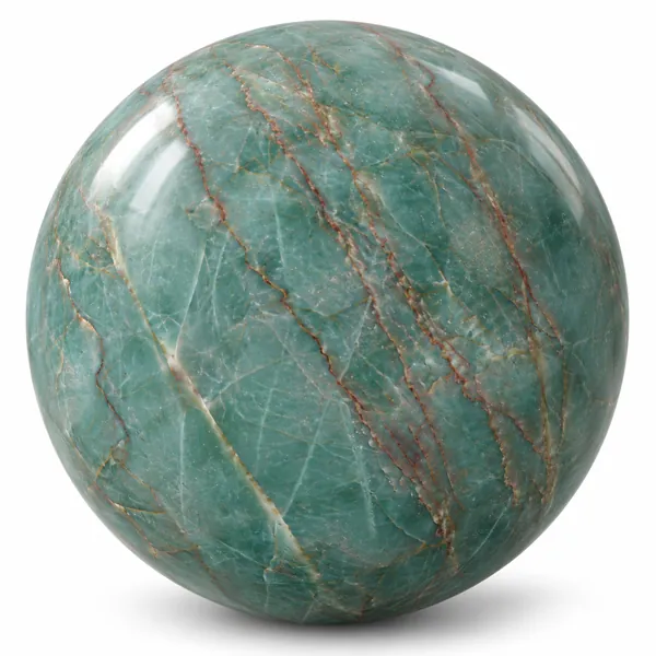 Turquoise Green Copper Vein Marble Texture
