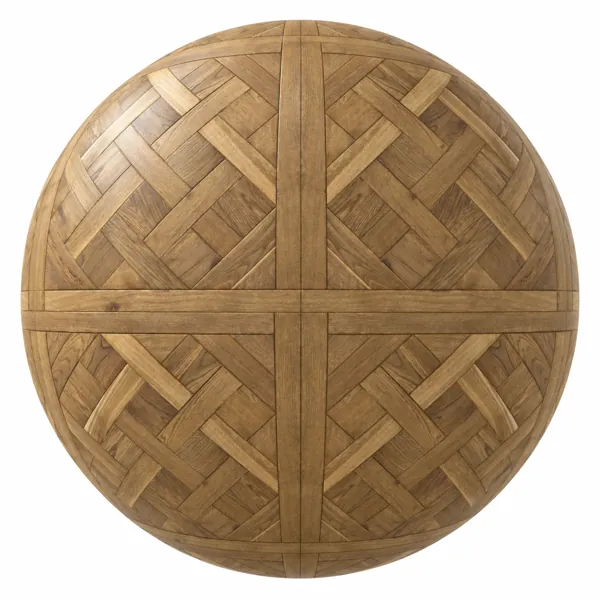 Warm Golden Basket Weave Oak Parquet Texture