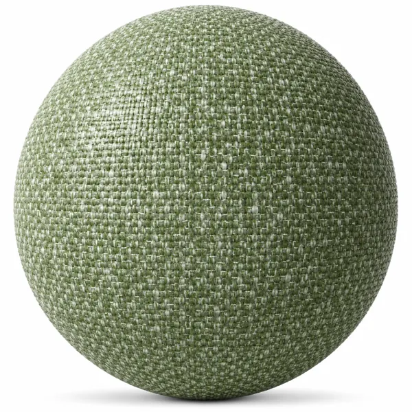 Chunky Basket Weave Sage Green Fabric Texture