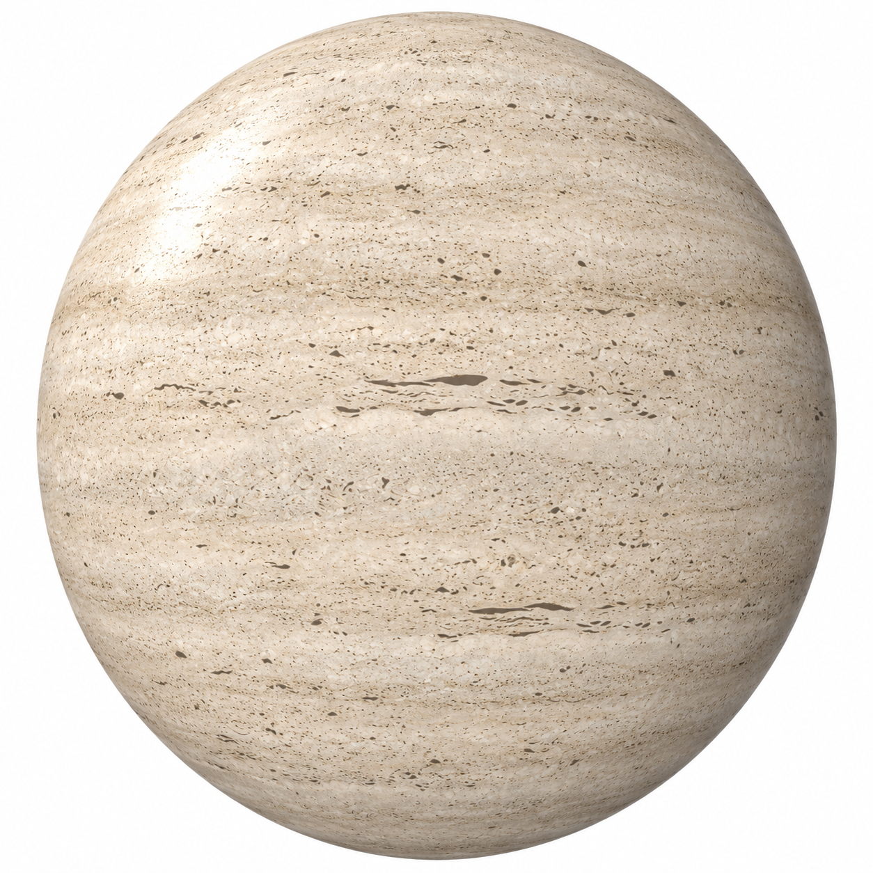 Pale Sand Beige Fine Pitted Horizontal Travertine Texture 1