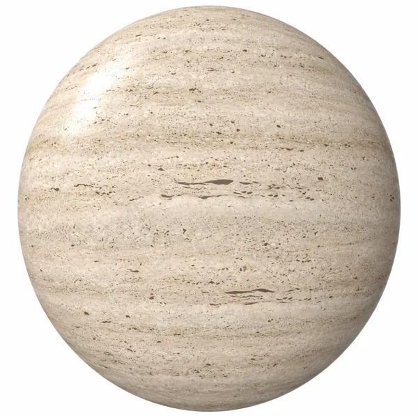 Pale Sand Beige Fine Pitted Horizontal Travertine Texture