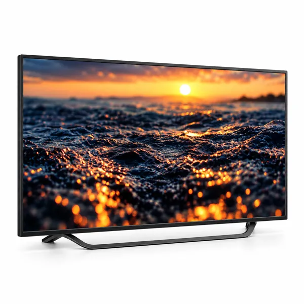 Open Frame Base Flat Screen TV 3D Model