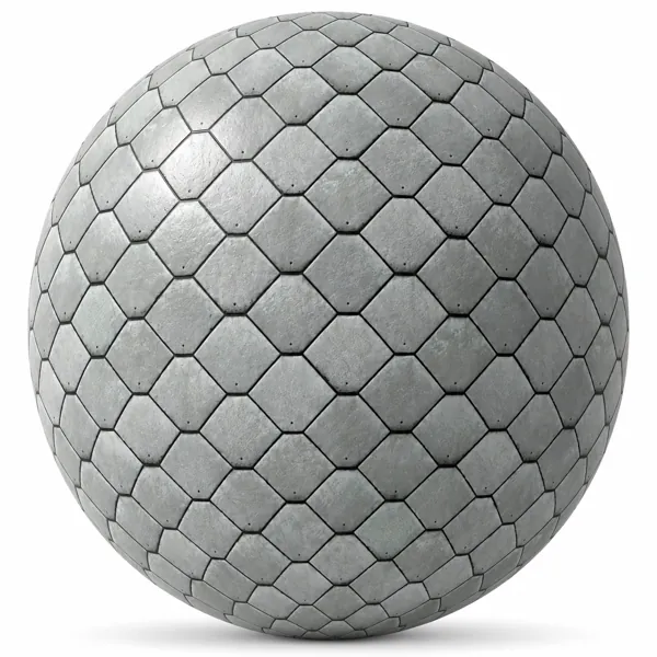 Hexagonal Gray Stone Texture