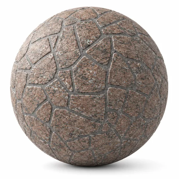 Reddish Brown Speckled Flagstone Texture