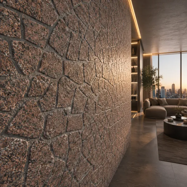Reddish Brown Speckled Flagstone Texture back