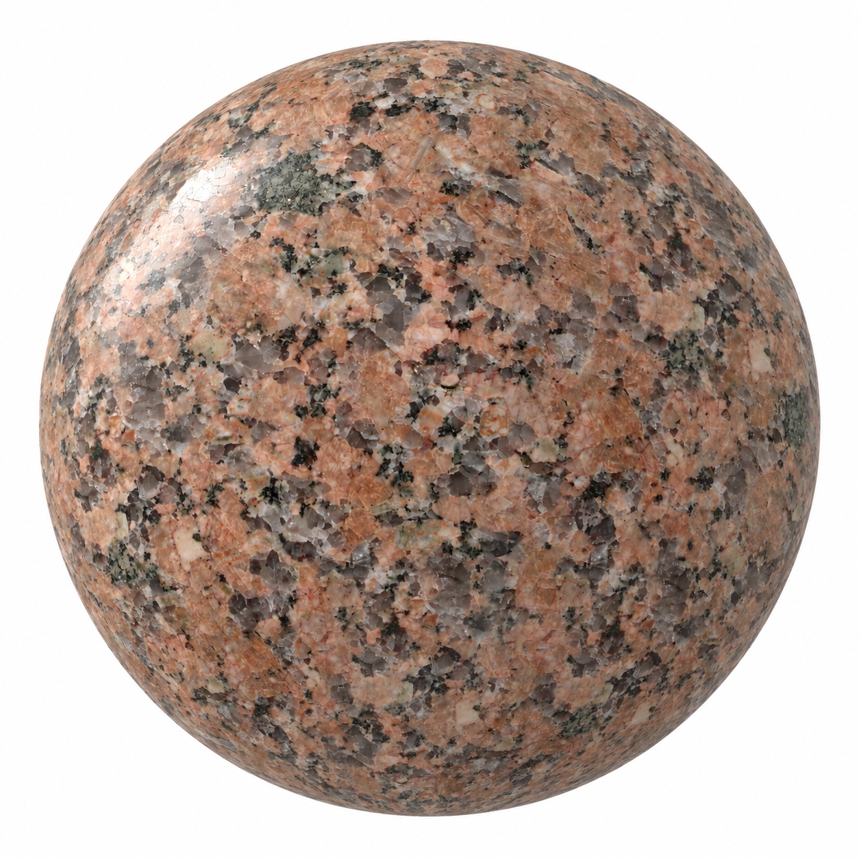 Warm Pink Speckled Crystal Marble Texture 1