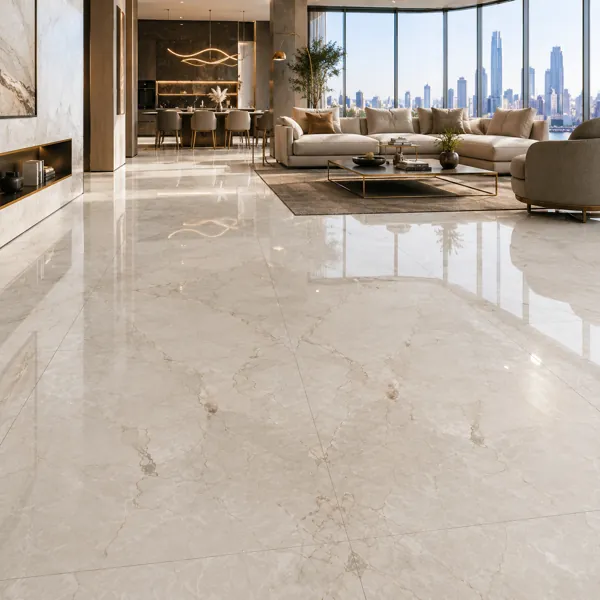 Ivory Ceramic Texture – Smoky Gray Fracture Veins Texture back