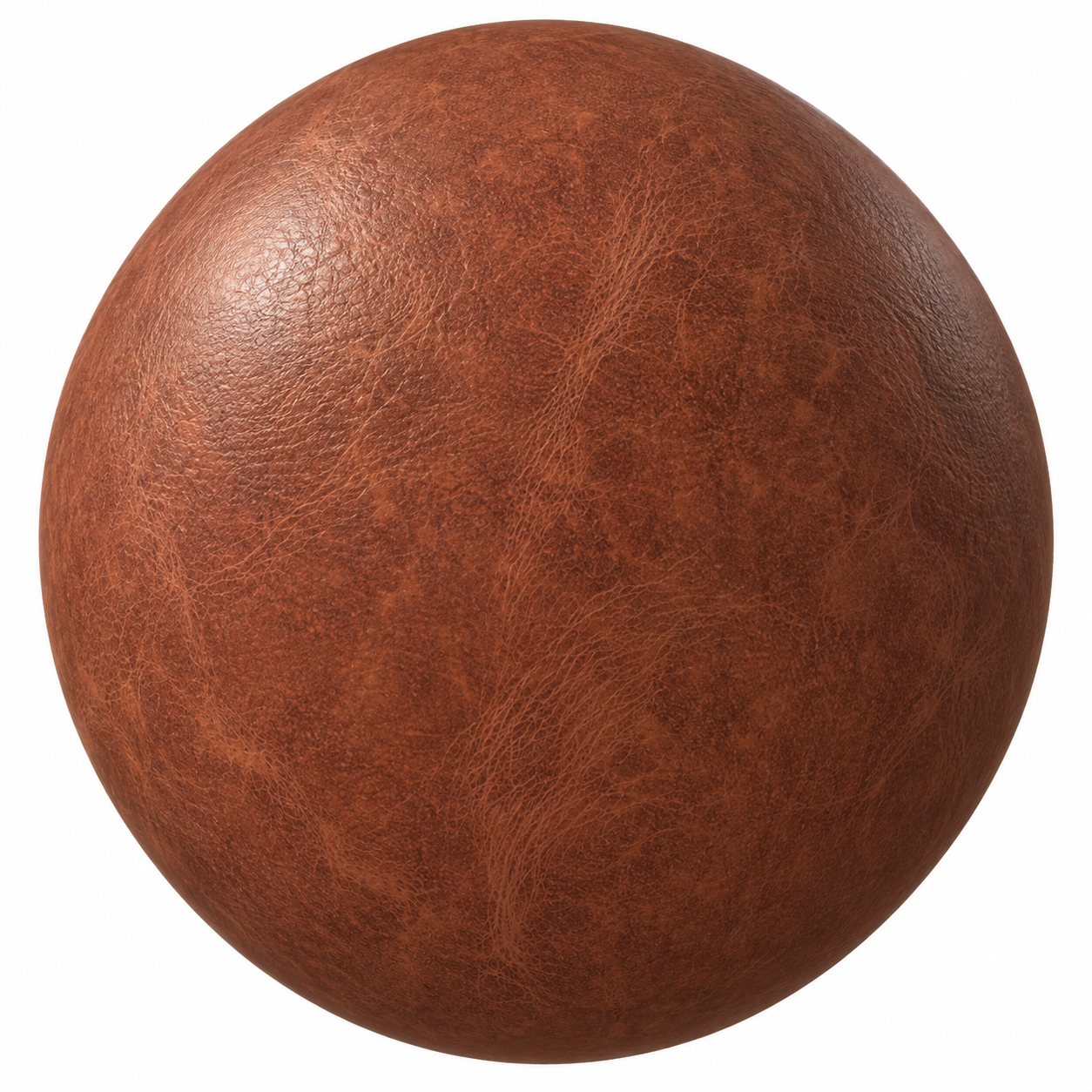 Burnished Cognac Veined Leather Texture 1