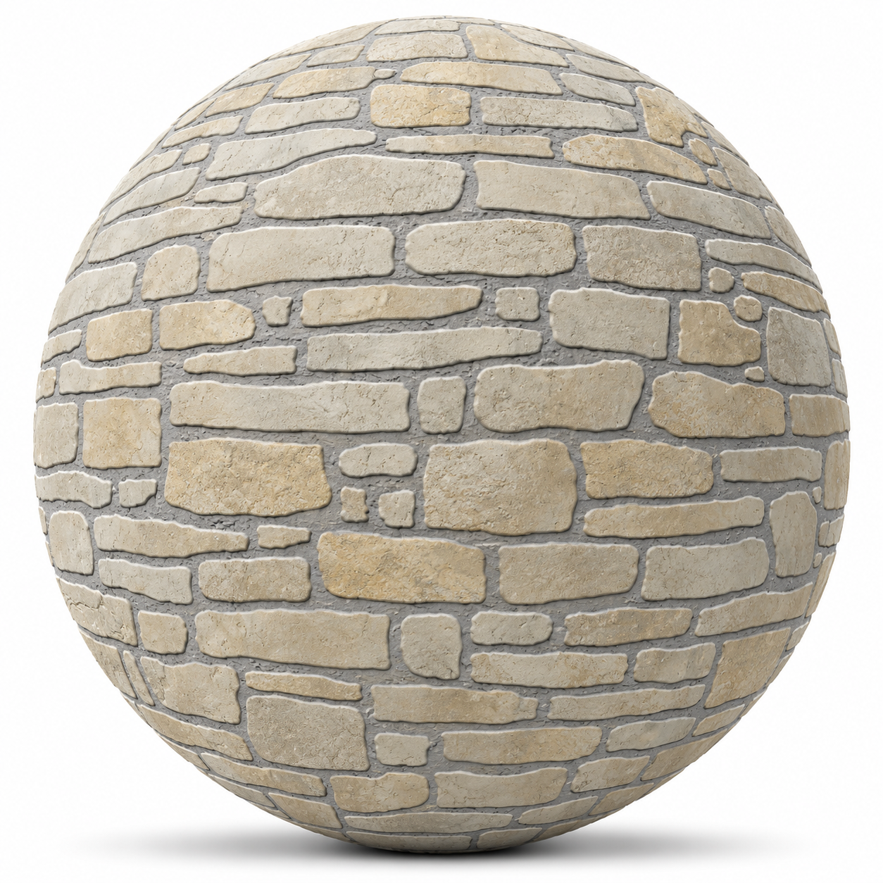 Irregular Linear Blocks Warm Beige Stone Texture 1