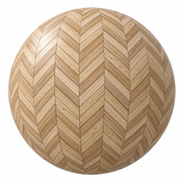 Light Natural Oak Chevron Parquet Texture