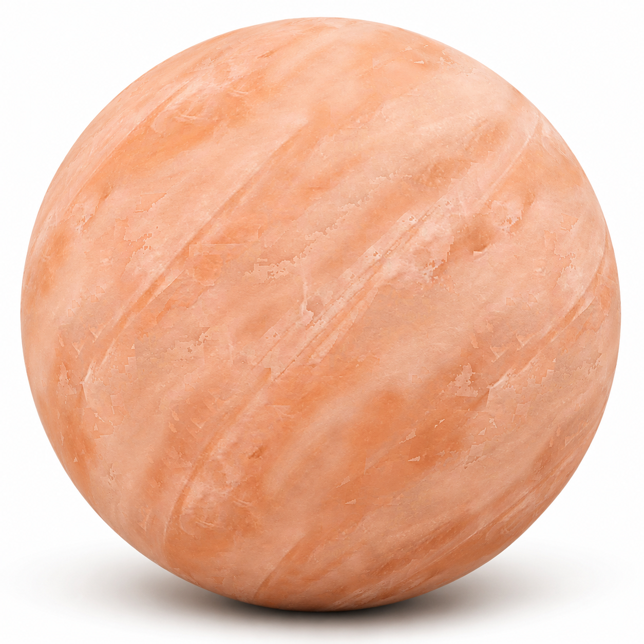 Warm Coral Peach Diagonal Trowel Plaster Texture