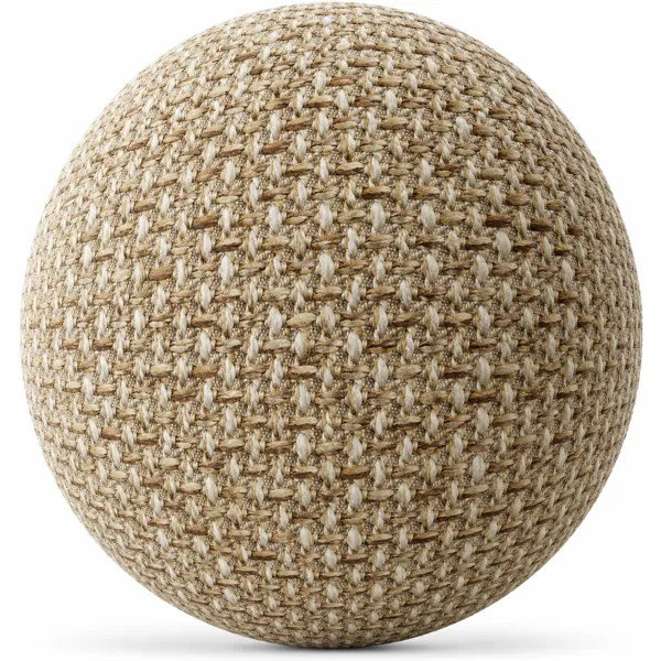Natural Beige Basket Weave Woven Fabric Texture