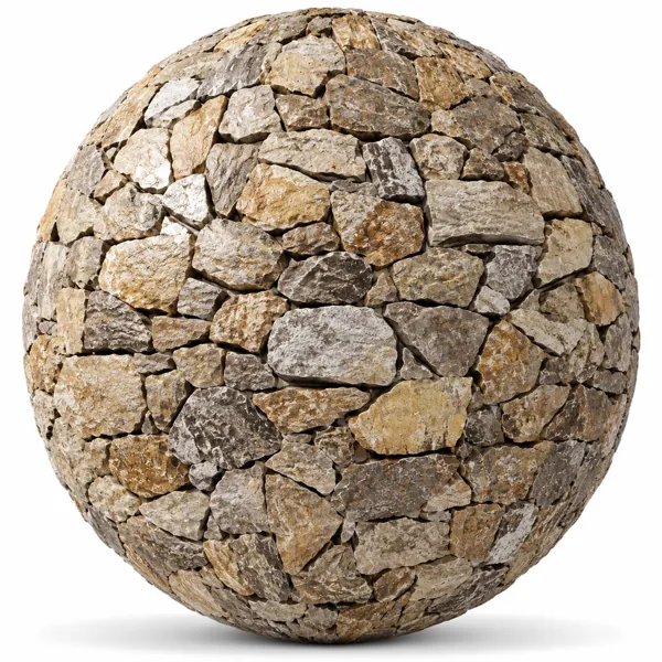 Rustic Limestone Wall Texture