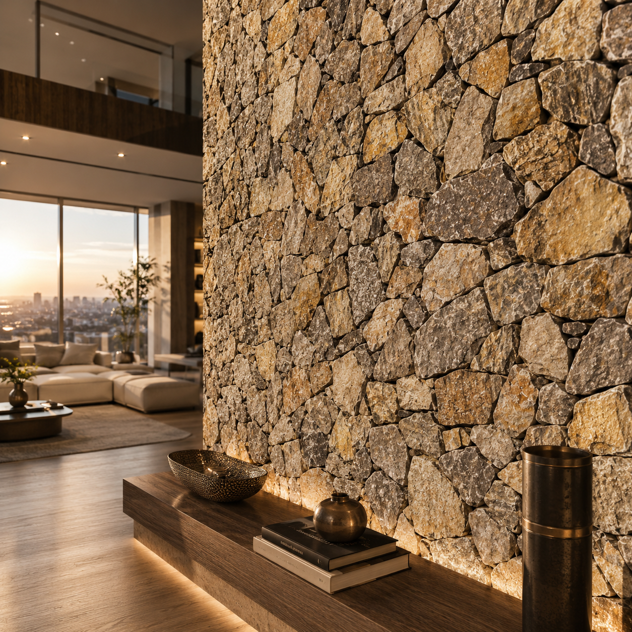 Rustic Limestone Wall Texture 2