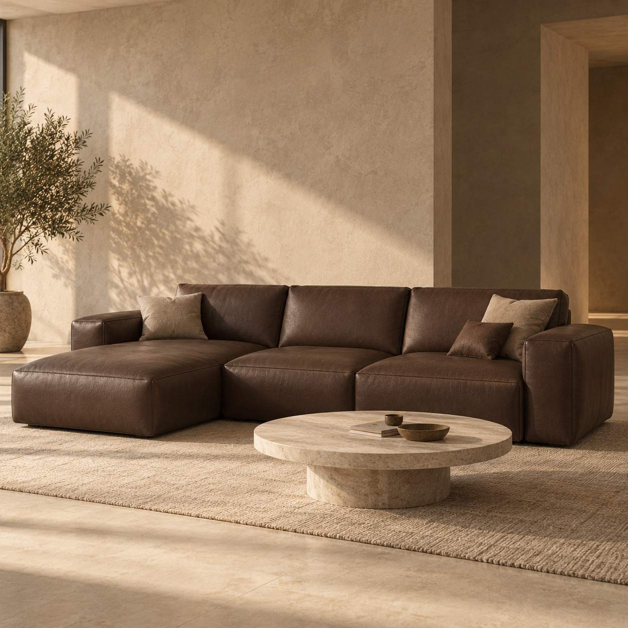 Dark Chocolate Fine Grain Leather Texture 2