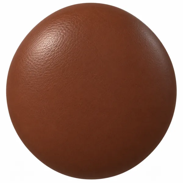 Warm Cognac Fine Grain Leather Texture