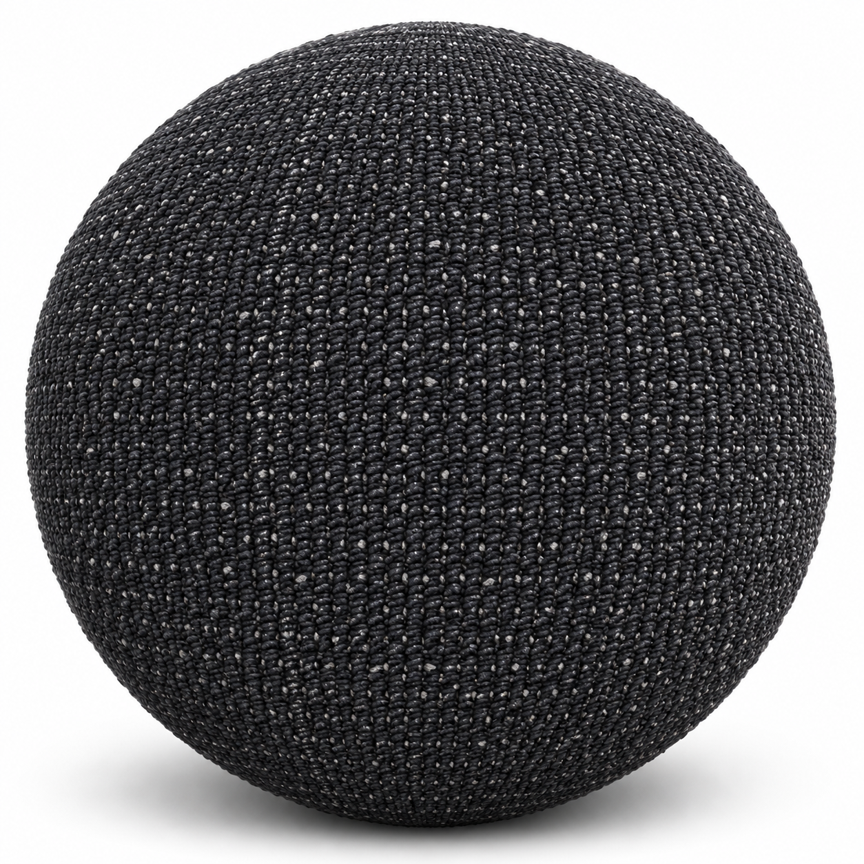Charcoal Black Fine Ribbed Loop Carpet Texture 1