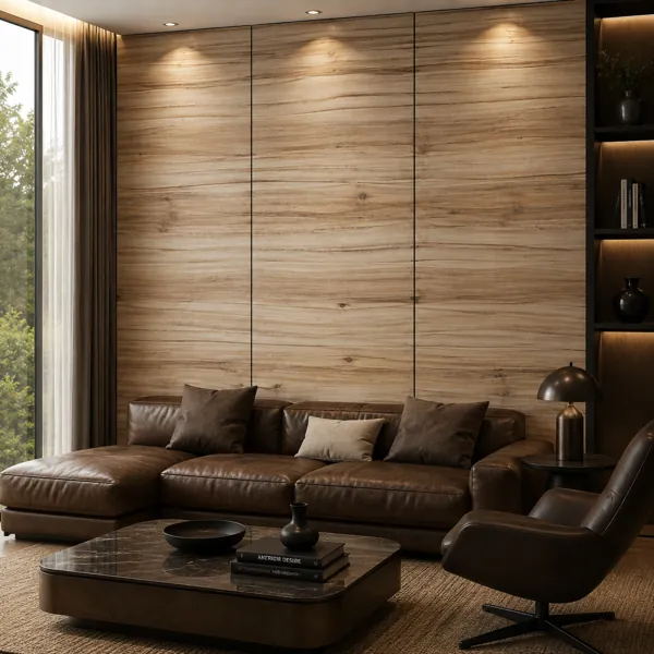 Rustic Pale Plank Grain Weathered Wood Texture back