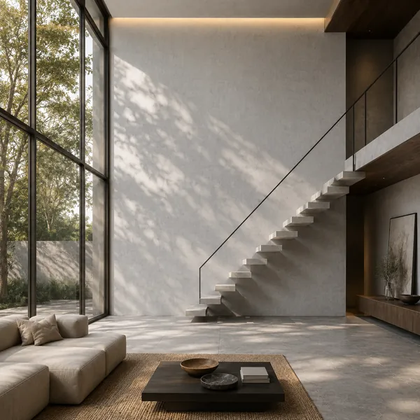 Light Gray Fine Pore Concrete Texture back