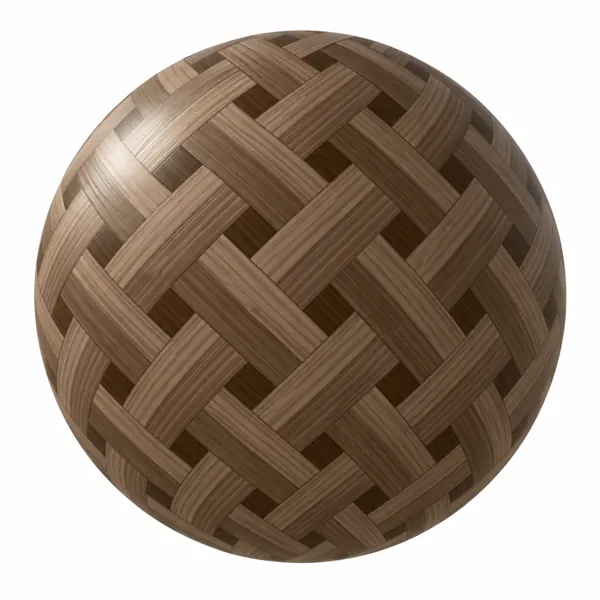 Warm Taupe Basket Weave Parquet Texture