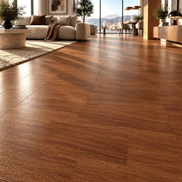 Warm Reddish Brown Fine Grain Parquet Texture back