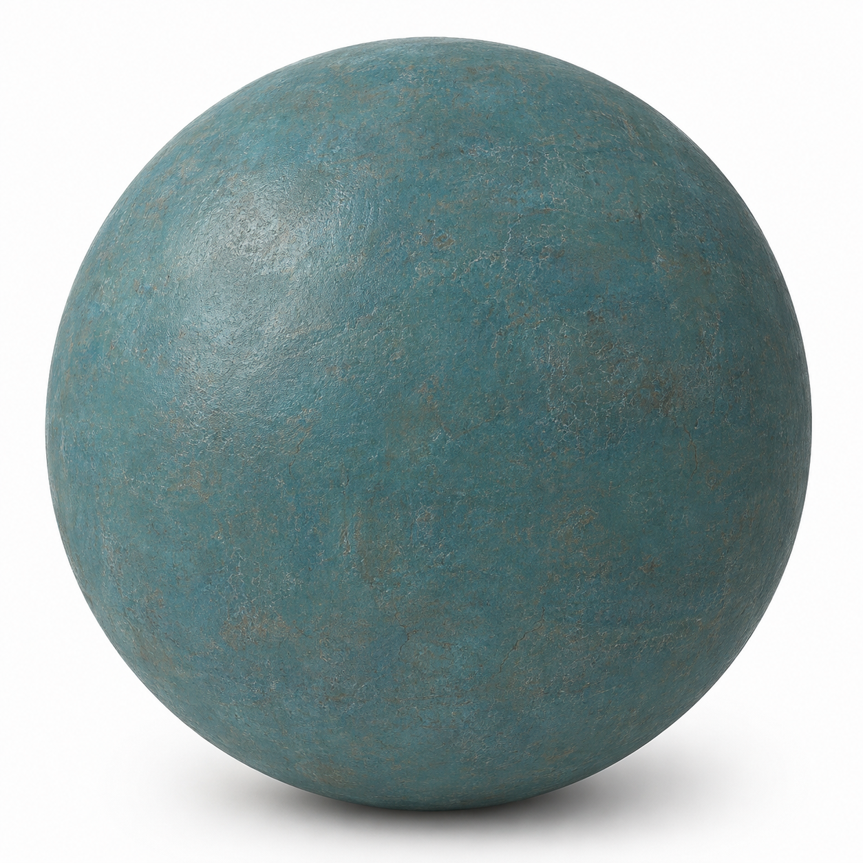 Weathered Teal Blue Mottled Plaster Texture 1