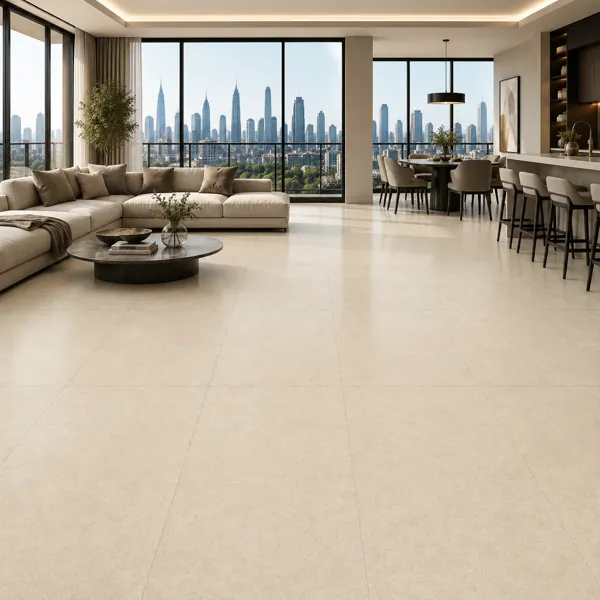 Warm Ivory Fine Speckled Ceramic Surface Texture back