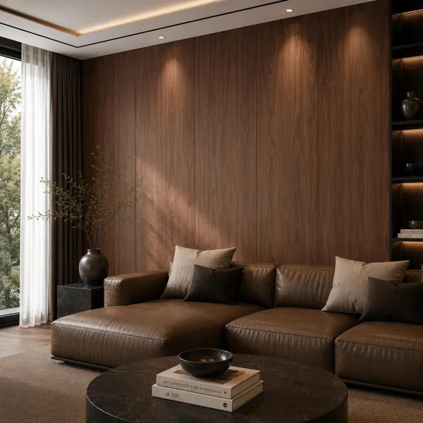 Warm Walnut Wood Texture back