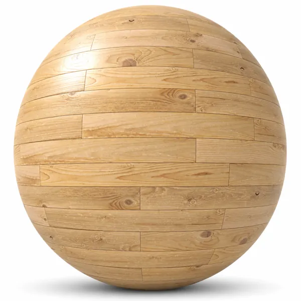Warm Honey Knotty Wood Plank Parquet