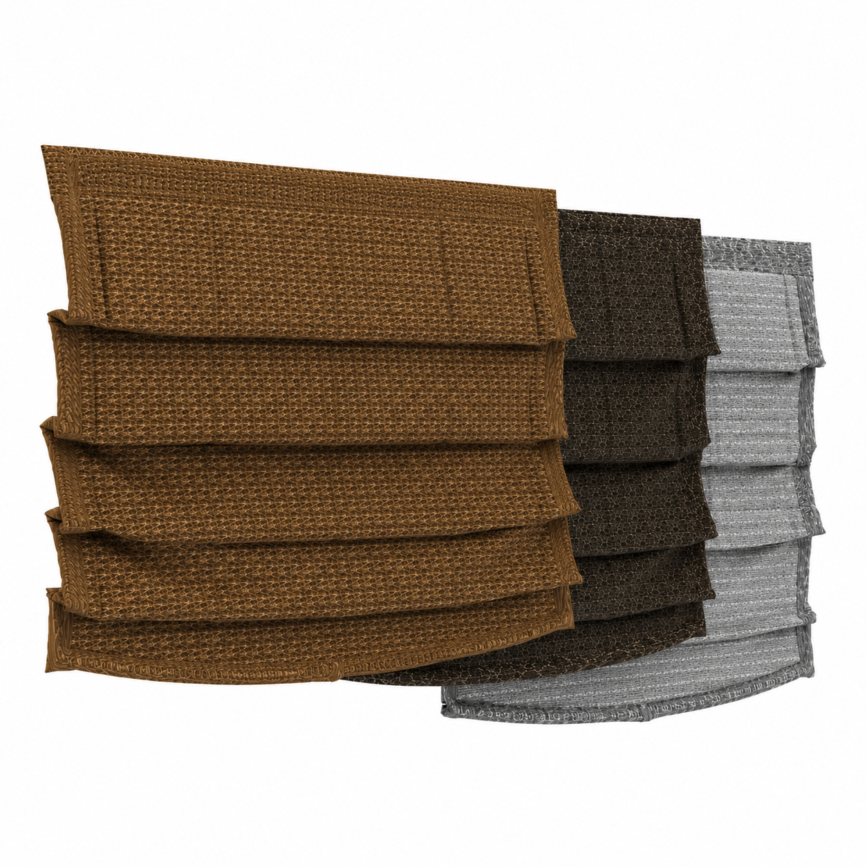 Textured Roman Shade Set 3D Model